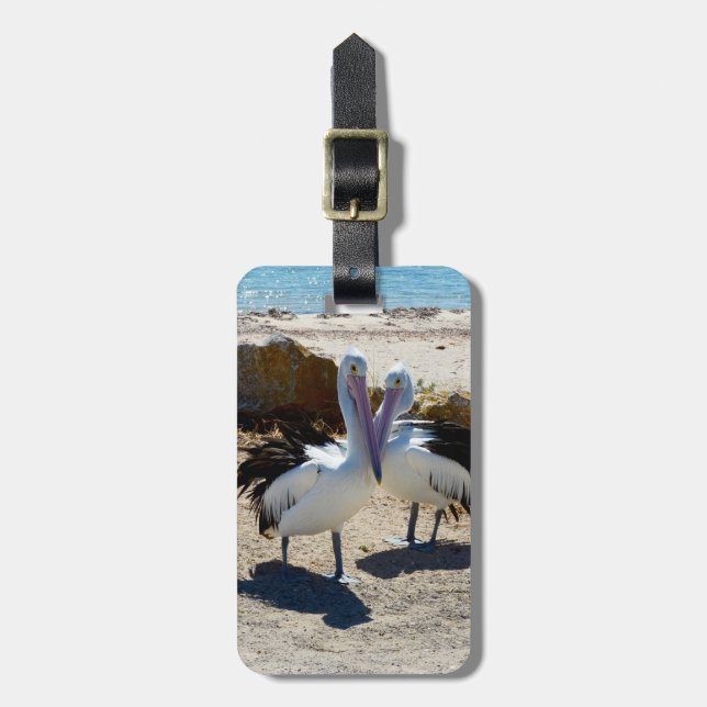 Pelican Love,  Luggage Tag (Front Vertical)