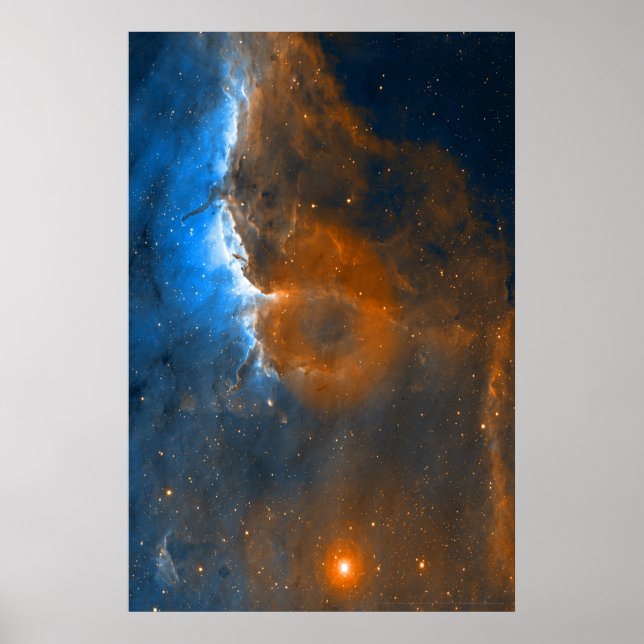Pelican Nebula Ionisation Front 20x30 (29x29) Poster (Front)