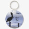 Pelican Ocean Shoreline Custom Keychain