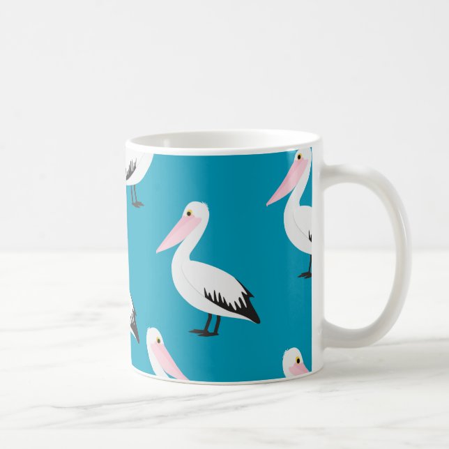 Pelican pattern coffee mug (Right)