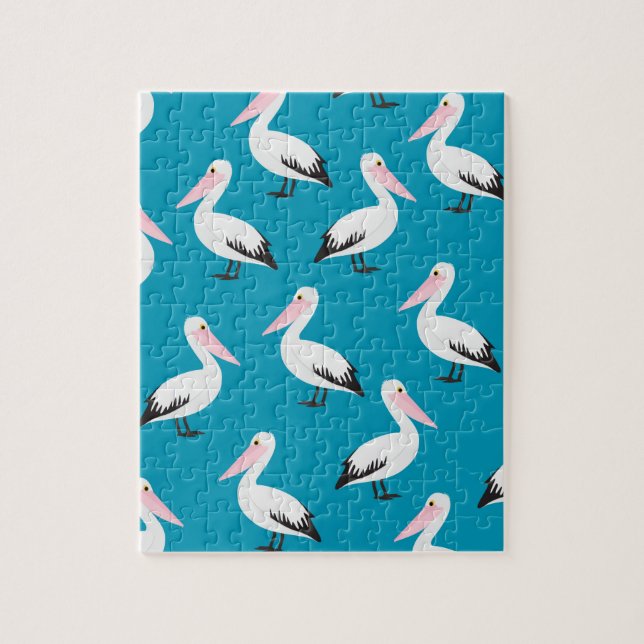Pelican pattern jigsaw puzzle (Vertical)