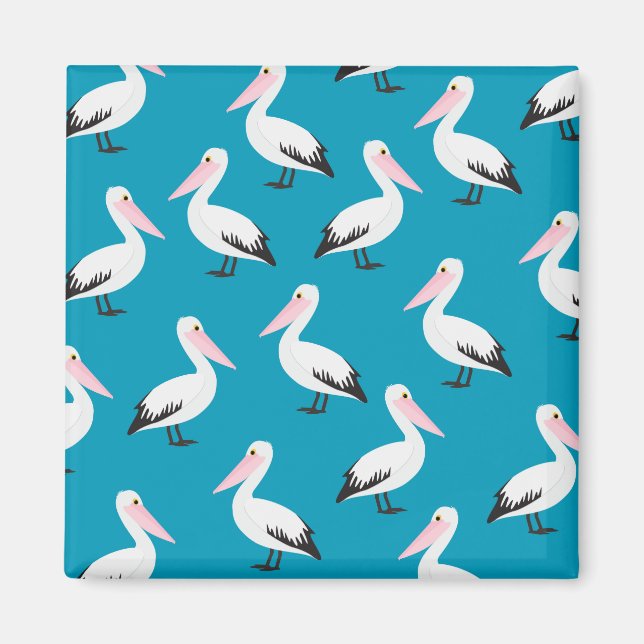 Pelican pattern magnet (Front)
