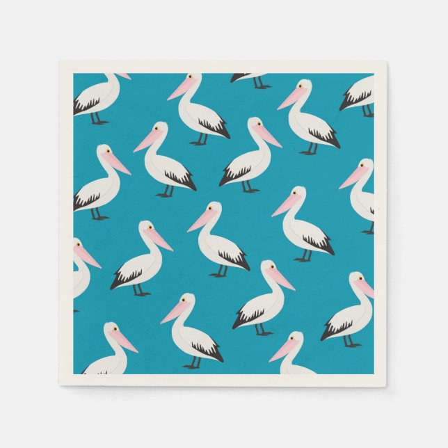 Pelican pattern napkin (Front)