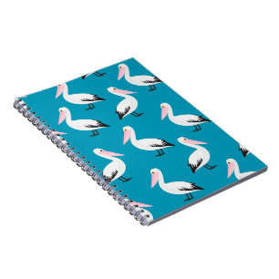 Pelican pattern notebook