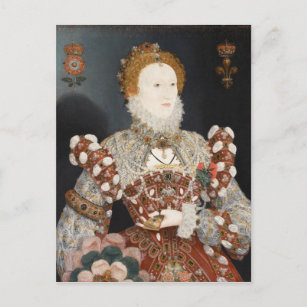 Pelican Portrait Queen Elizabeth I Postcard