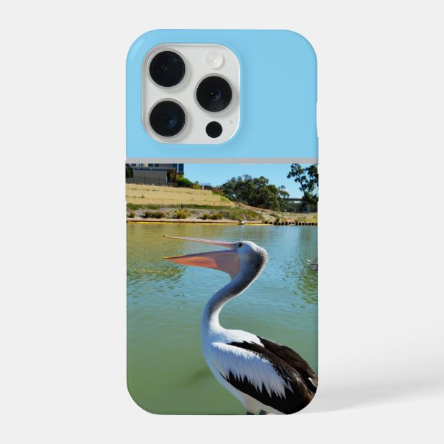 Pelican Singing Out A Storm, iPhone Case (Back)