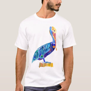 Pelican,T Shirt, Pelican Tee Shirt, Original Art