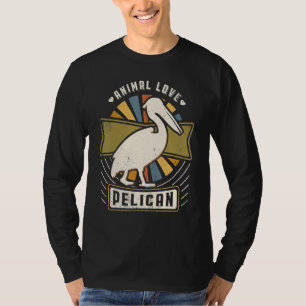 Pelican Vintage Classic Retro Animal T-Shirt