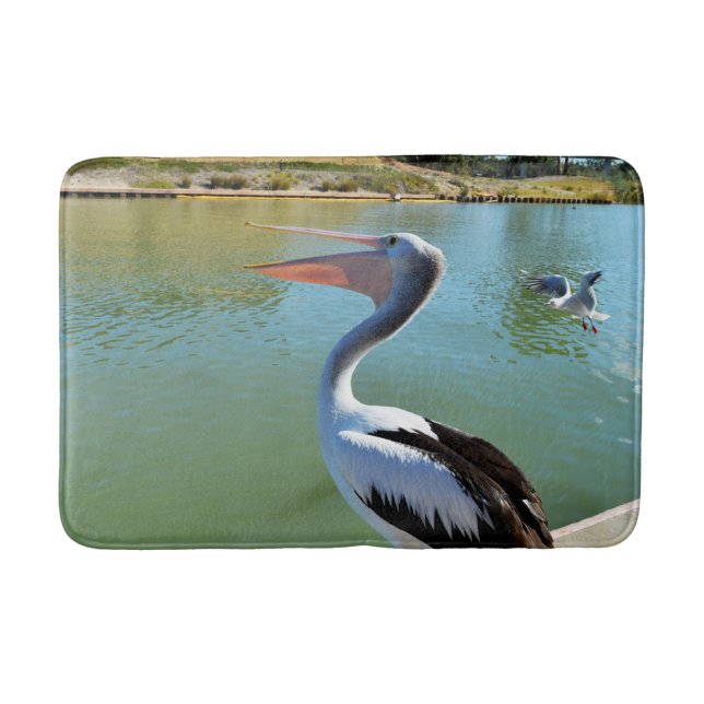 Pelican When Your Happy Sing A Song, Bath Mat (Front)
