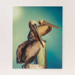 Pelicans at Dawn Jigsaw Puzzle