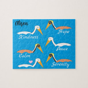 Pelicans in Meditation Jigsaw Puzzle