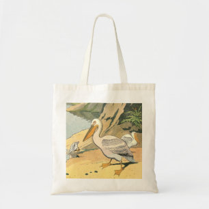 Pelicans in the Harbor Tote Bag