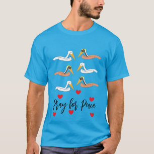 Pelicans Praying for Peace: T-Shirt