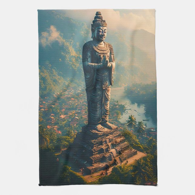 Pelindung Lembah - Protector of the Valley Tea Towel (Vertical)