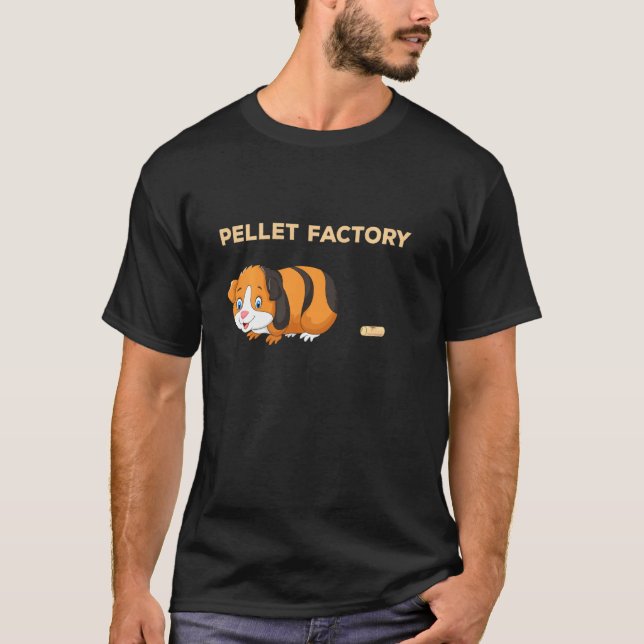 Pellet Factory,  Guinea Pig Pigs Piggy Cave  Pul T-Shirt (Front)