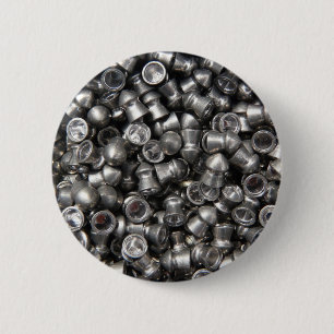 Pellet Gun Ammo - Lead Sharp Tips for Shooting 6 Cm Round Badge