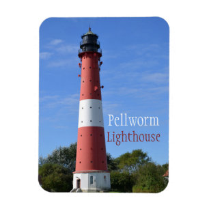 Pellworm Lighthouse, Pellworm Island, Germany Magnet