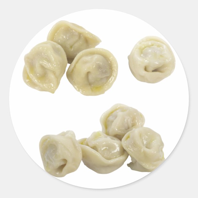 Pelmeni Classic Round Sticker (Front)