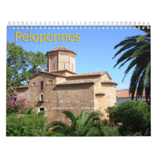 PELOPONNES, Greece Wall Calendar
