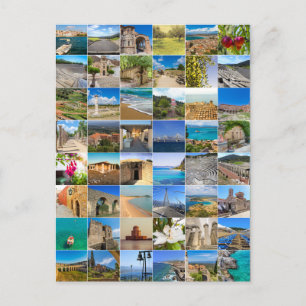 Peloponnese Greece Postcard Set – Scenic European 