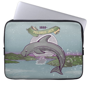 Pelorus Jack New Zealand Dolphin Laptop Sleeve