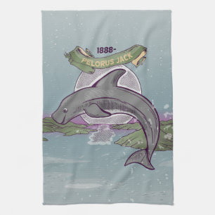 Pelorus Jack New Zealand Dolphin Tea Towel