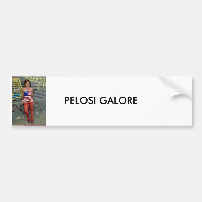 PELOSI GALORE BUMPER STICKER (Front)
