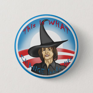 Pelosi: Looks like Change 6 Cm Round Badge