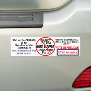 Pelosi Speaker of House Democrat Political Bumper Sticker