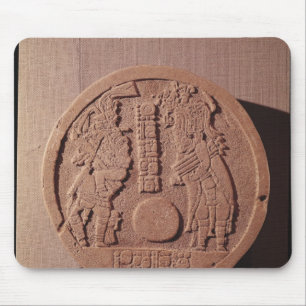 Pelote marker depicting two players mouse mat