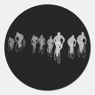 Peloton commute classic round sticker