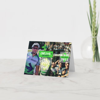 Pelotonia 2015 Thank You Notecard