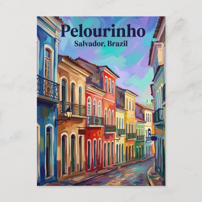 Pelourinho Brazil Postcard (Front)