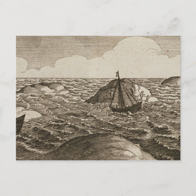 Pelsaert Sets Sail   Way Between Islands, Postcard (Front)