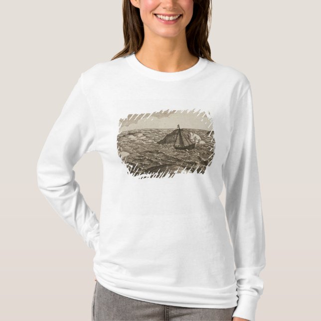 Pelsaert Sets Sail   Way Between Islands, T-Shirt (Front)