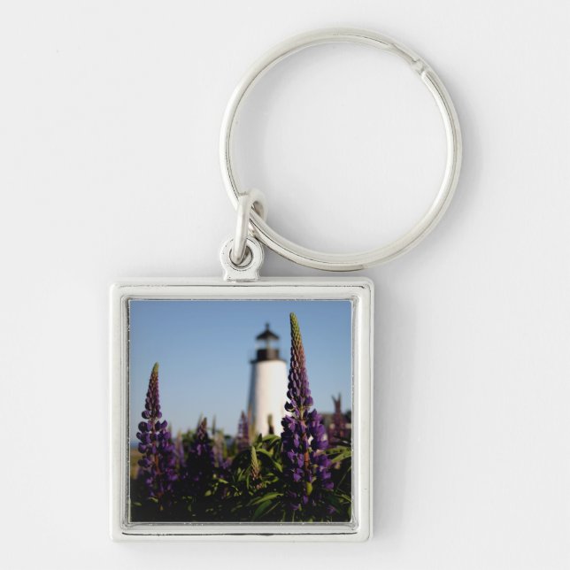 Pemaquid Lupine Key Ring (Front)
