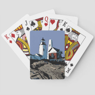 PEMAQUID POINT LIGHT PLAYING CARDS