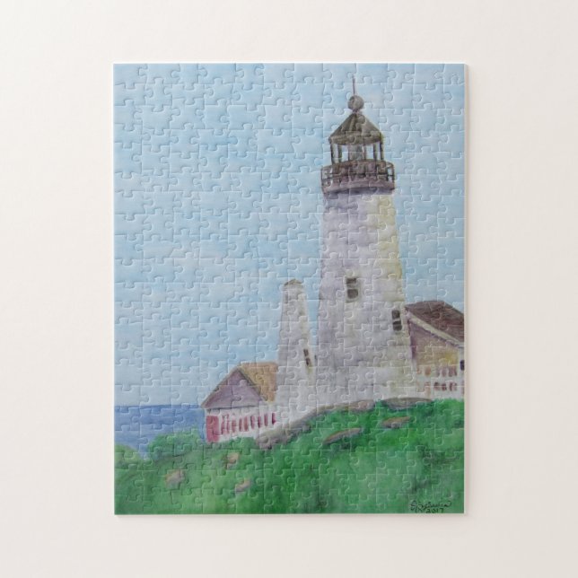 Pemaquid Point Light Puzzle (Vertical)