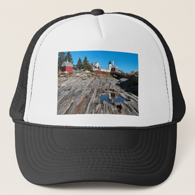 Pemaquid Point Light Trucker Hat (Front)