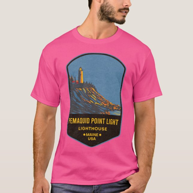 Pemaquid Point Lighthouse 2 T-Shirt (Front)