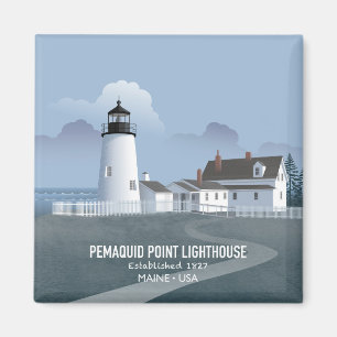 Pemaquid Point Lighthouse Magnet