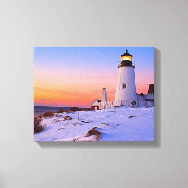 Pemaquid Point Lighthouse, Maine Canvas Print (Front)