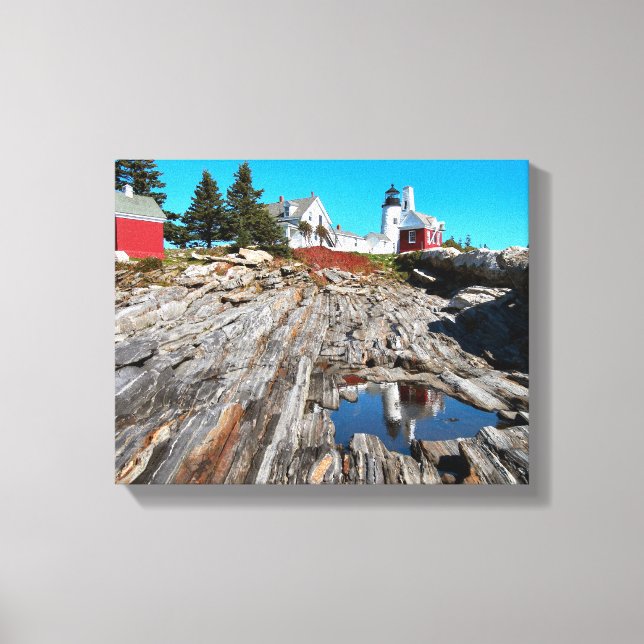 Pemaquid Point Lighthouse, Maine Canvas Print (Front)