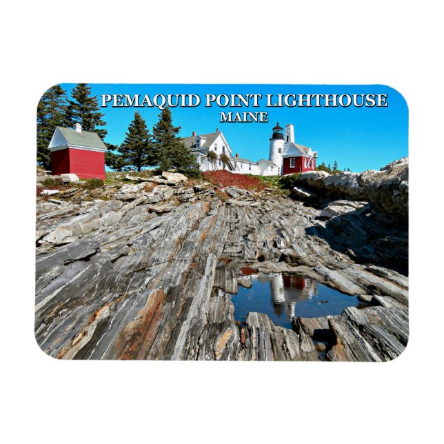 Pemaquid Point Lighthouse, Maine Magnet (Horizontal)