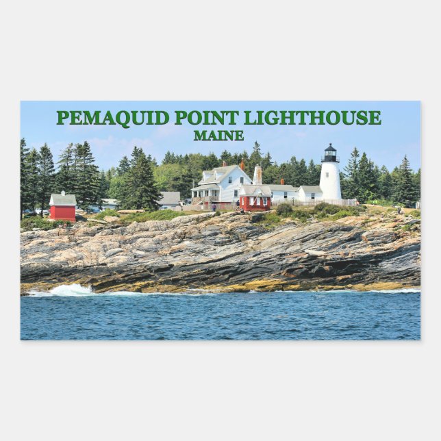 Pemaquid Point Lighthouse, Maine Stickers (Front)