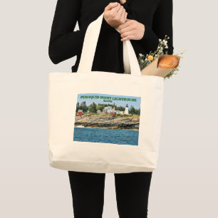Pemaquid Point Lighthouse, Maine Tote Bag
