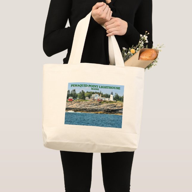 Pemaquid Point Lighthouse, Maine Tote Bag (Front (Product))