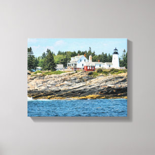 Pemaquid Point Lighthouse Maine Wrapped Canvas
