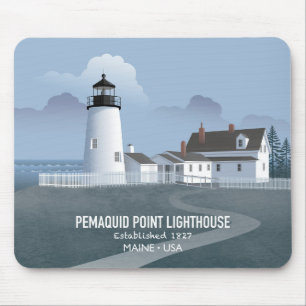 Pemaquid Point Lighthouse Mouse Mat