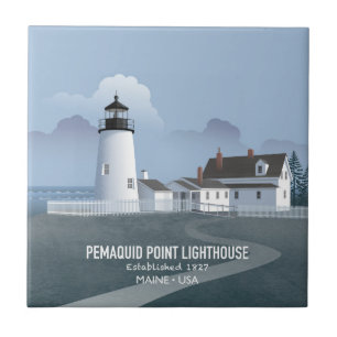 Pemaquid Point Lighthouse Tile